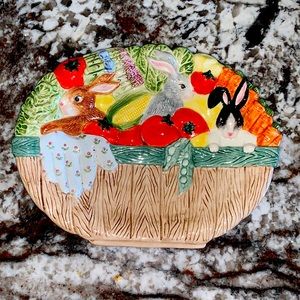 Vintage Fits and Floyd Omnibus Easter Plate